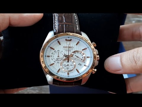 Seiko Rose Gold Bezel Quartz Chronograph Mens Watch SSB306P1, Men's  Fashion, Watches \u0026 Accessories, Watches on Carousell