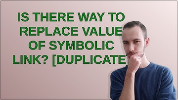 Unix: Is there way to replace value of symbolic link?