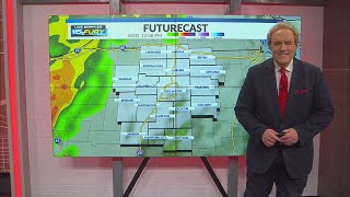Calm morning with severe weather this afternoon
