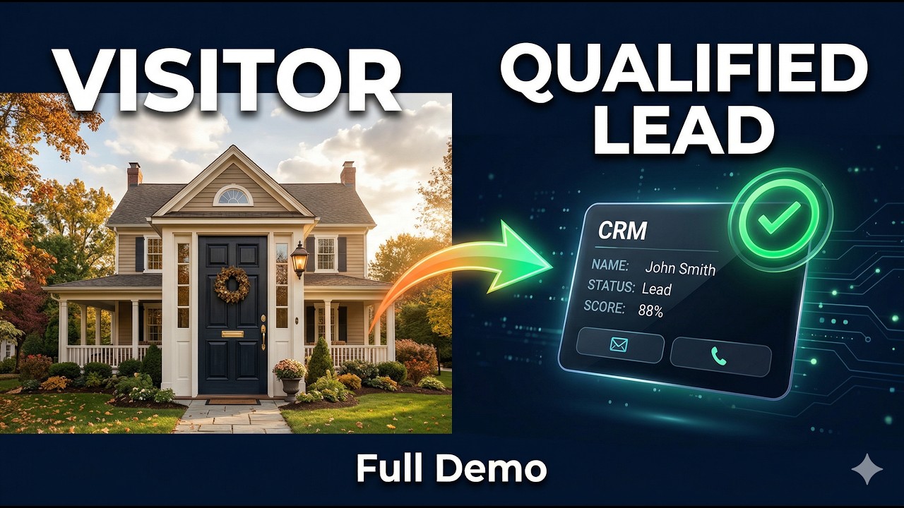 From Website Visitor to Qualified Lead - Full Demo (AI Web Agent for Windows & Doors)