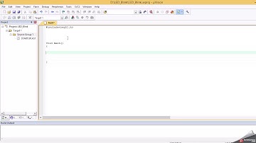 Automotive Embedded System LED Blink & simulation using Keil IDE