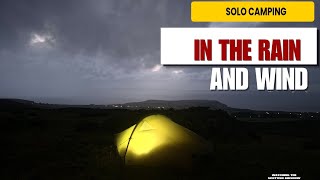 Solo camping in Scotland,  HEAVY RAIN and wind. Watching the Scottish Airshow.