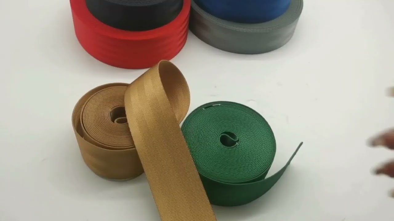 seat belt nylon polyester webbing