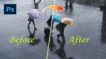 How to make realistic rain effect in photoshop 2024 |#photoshop #tutorial