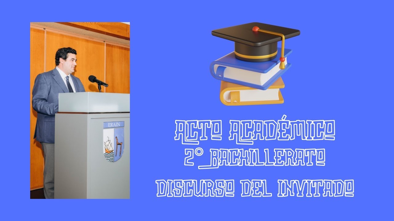 Acto Académico 2024 - Discurso de Aitor Rodríguez, antiguo alumno