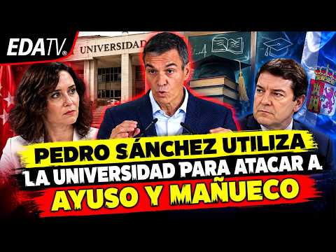 Pedro Sánchez criticizes his rivals from the university