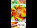 SKITTLES + WATER = MAGIC!🍭🌈 #rainbowskittles #shorts #short #youtubeshorts #shortsvideo #shortsfeed
