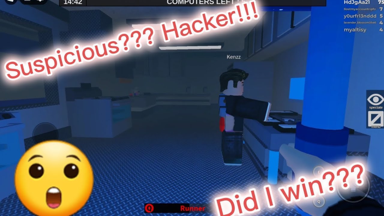 I met a hacker AGAIN! Watch to the end to see what happens... Flee The ...
