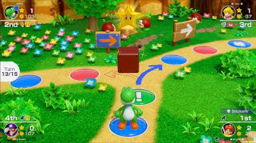 mario party superstars clip: @MarioPartyMaster75 gets a star from a hidden block