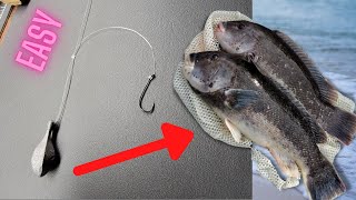 HOW TO TIE A STAND OFF BOTTOM RIG For TAUTOG AKA BLACKFISH