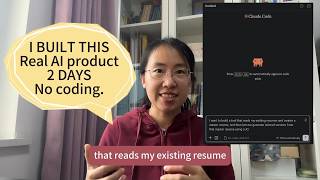 I Built an AI Resume Generator in 2 Days with Claude Code