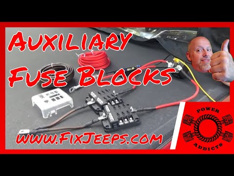 Install an Auxiliary Fuse Block Constant Hot and Switched #auxiliaryfuseblock