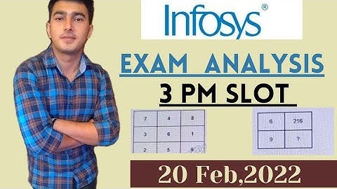 Infosys Exam Analysis 20Feb 2022||Slot 3PM||Complete exam solution with tricks||Detailed solutions||