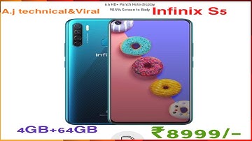 Infinix S5 Unboxing & First Impression🔥🔥32mp Punch-Hole Cam,Rear Quad Cams