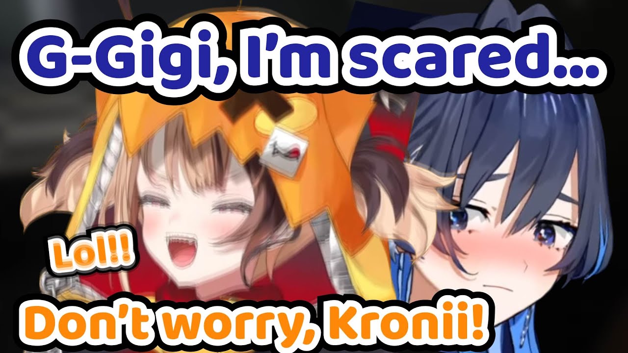 Rare Footage of Kronii Being REALLY Needy Towards Gigi Because She Got Scared