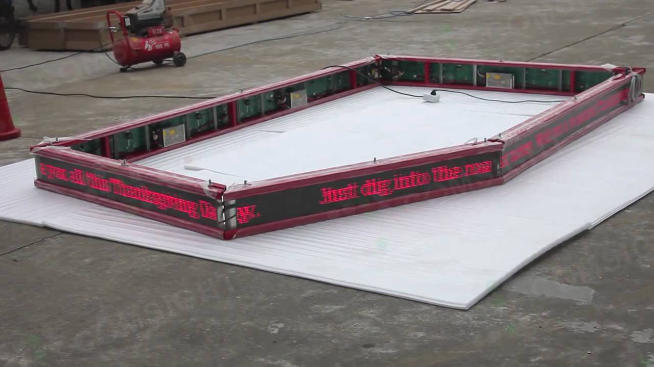 Indoor LED message sign