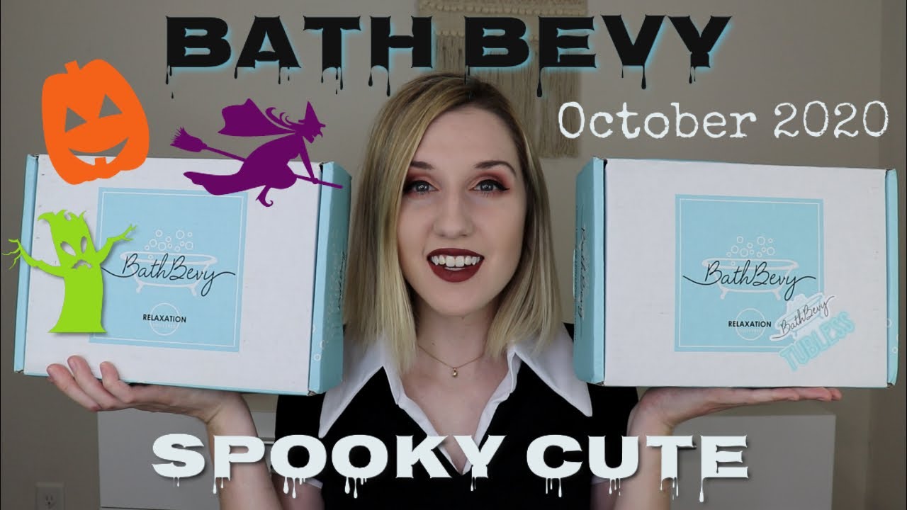 Bath Bevy & Bath Bevy Tubless October 2020 Spooky Cute YouTube