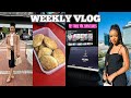 Vlog lunch at utopia baking and cooking with me hair take down supporting other youtubers 40k