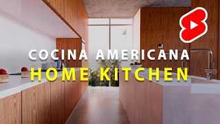 Cocina americana pequeña | Home Kitchen remodel ideas