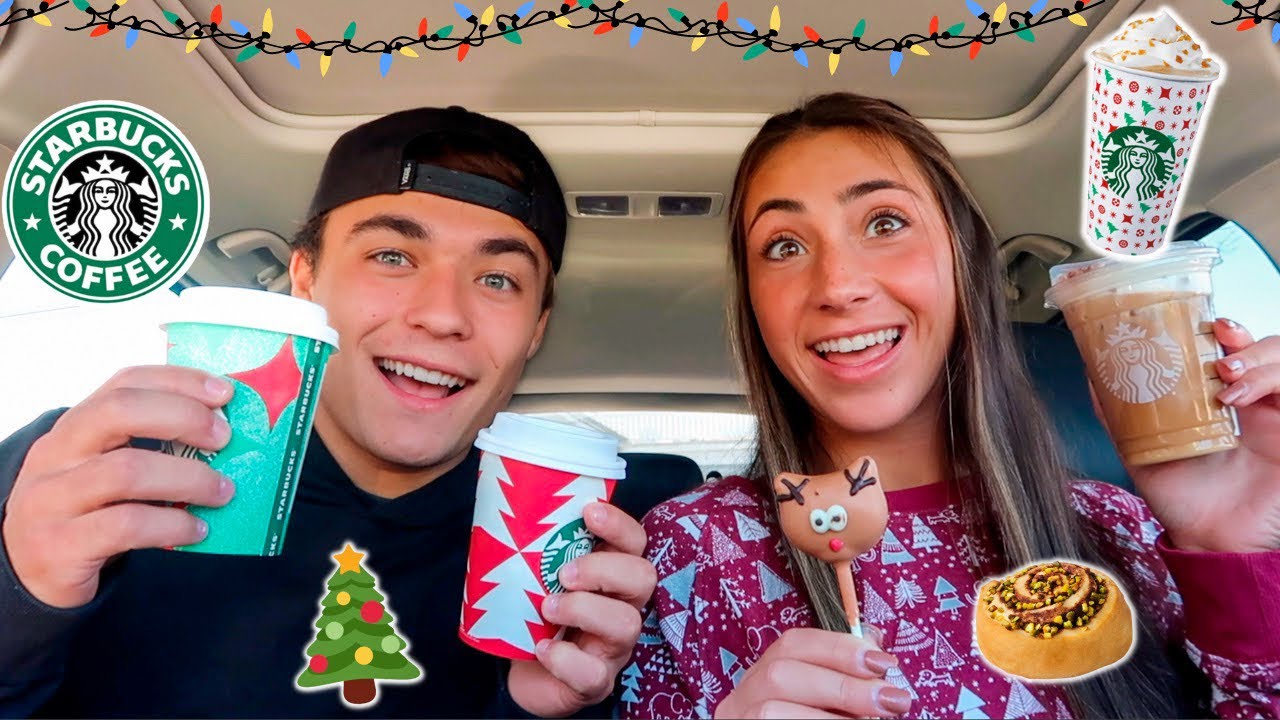 Trying ALL Starbucks Christmas Menu Items *2022*