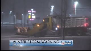 Winter Storm Warning In Erie, PA