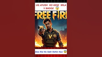 How To Get V Badge 😱  in free fire | 100% Real 💪 #freefire #shortsviral #shortsfeed #ugayush #ff