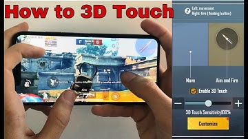 How i shoot without fire button 😮 What is 3D Touch? How to use it? ( Handcam) Pubg mobile