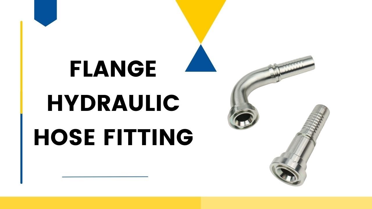 90-degree elbow SAE hydraulic flange fitting