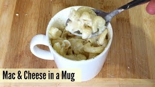 🧀 5 Min Microwave Cheesy Macaroni Recipe in Mug 🧀 | DIY Mac & Cheese in a Mug in Microwave