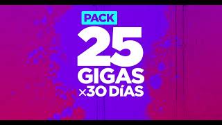 Pack 25 gigas x 30 días | Claro Prepago