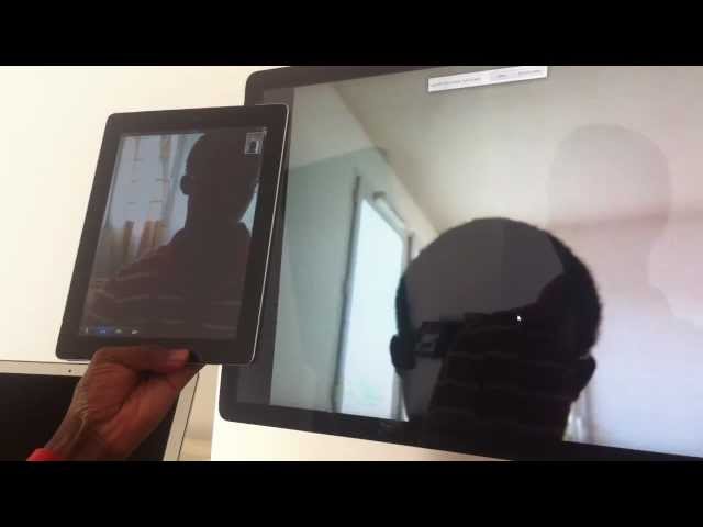 WebRTC SIP video call between Chrome and iPad