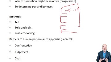 Human Resource Planning (2) - Appraisal - CIMA E1 Operational Level