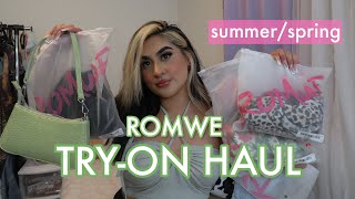 HUGE ROMWE TRY ON HAUL - 2021 SPRING/SUMMER *trendy   affordable*