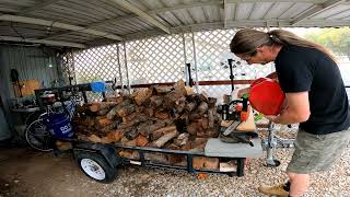 Cutting wood to size Wood Heat Wednesday