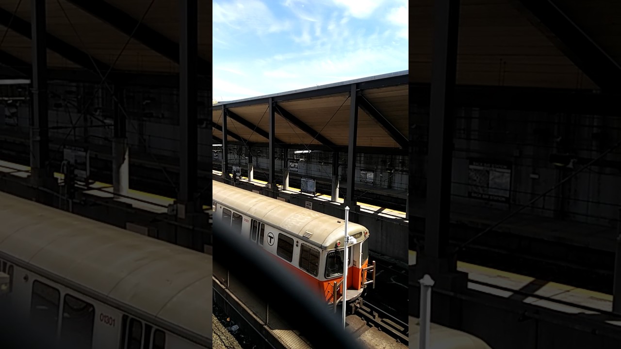 Back bay station Orange line and commuter rail Mbta YouTube