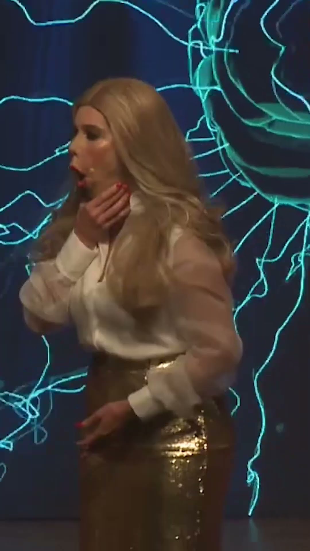 Rosalia Schwark no palco