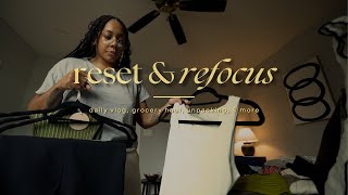 reset and refocus | daily vlog, bible study, grocery haul, unpacking & more | Faceovermatter