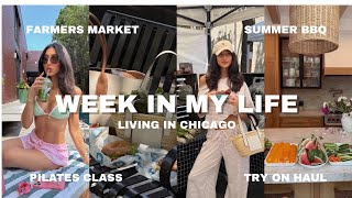 VLOG | chicago living, realistic few days, MDW, summer kickoff bbq 