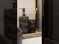 Modern Minimalist Bathroom Tour | White Ceramic Wall Hung Toilet with Quiet Flush