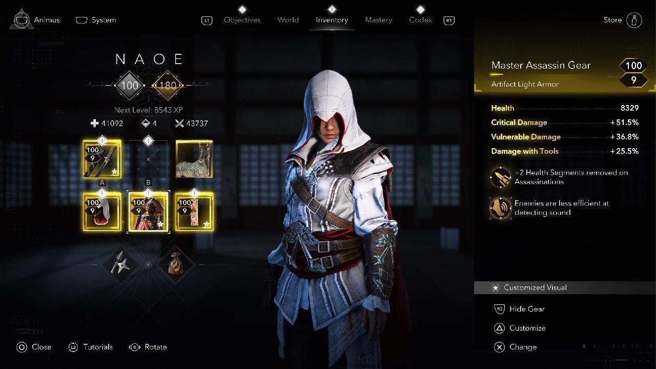 AC Shadows the engraving that breaks nightmare stealth