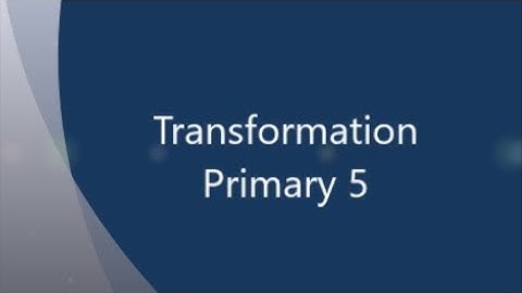 Geometry transformation-Active Learning- Primary 5