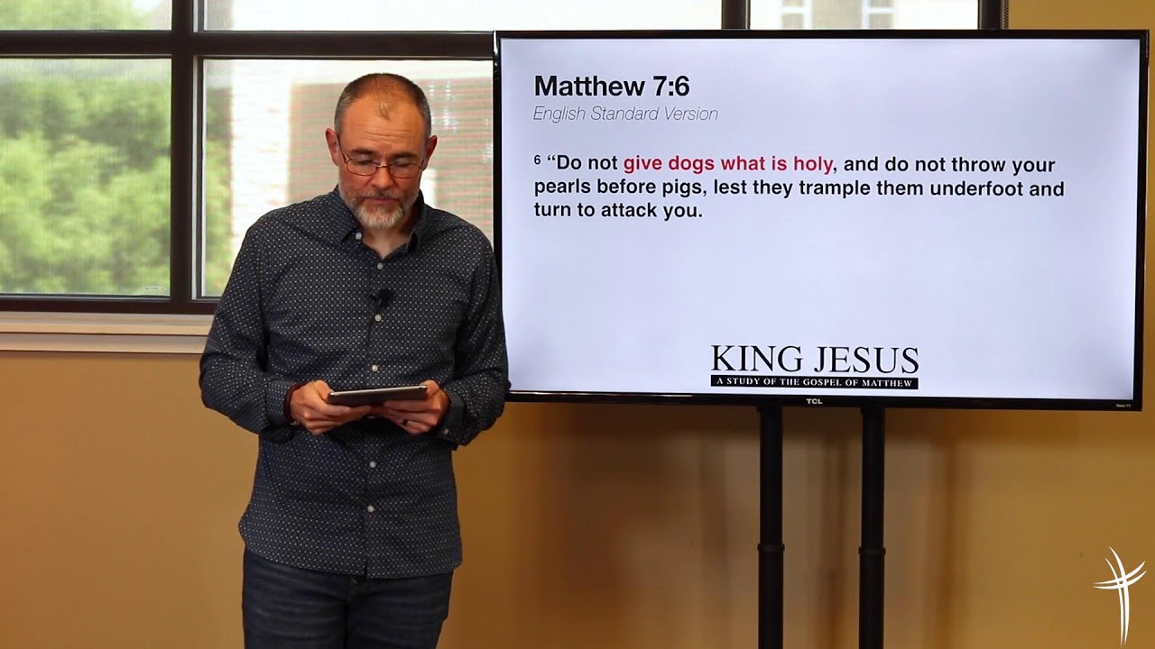 Вынь бревно из твоего глаза (Размышление по Матфею 7:1-6)