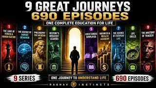 9 Great Journeys 690 Episodes The Ultimate Roadmap to Power Psychology Philosophy Life