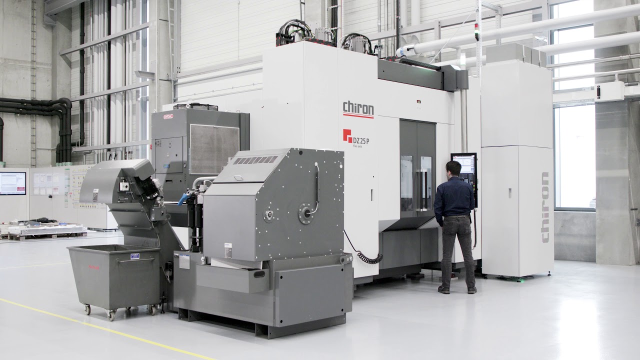CHIRON DZ 25 P five axis (EN) - YouTube