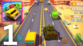 Blocky Highway -Gameplay Walkthrough Part 1(ios,Android)