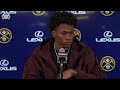 Peyton Watson Full Postgame Press Conference vs. Bulls 🎙 | 3/24/25