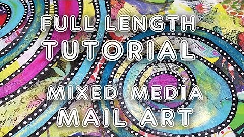 Studio Time 72 | HAPPY MAIL & collage mixed media tutorial | Mimi Bondi