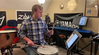 All West 2020 Middle School Snare Drum