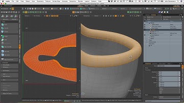 Modo Footwear Design - Lesson 6: 3. Adding Materials and Textures