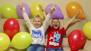 balloon challenge / ЧЕЛЛЕНДЖ ЛОПНИ ШАРИК - видео для детей #FastSergey